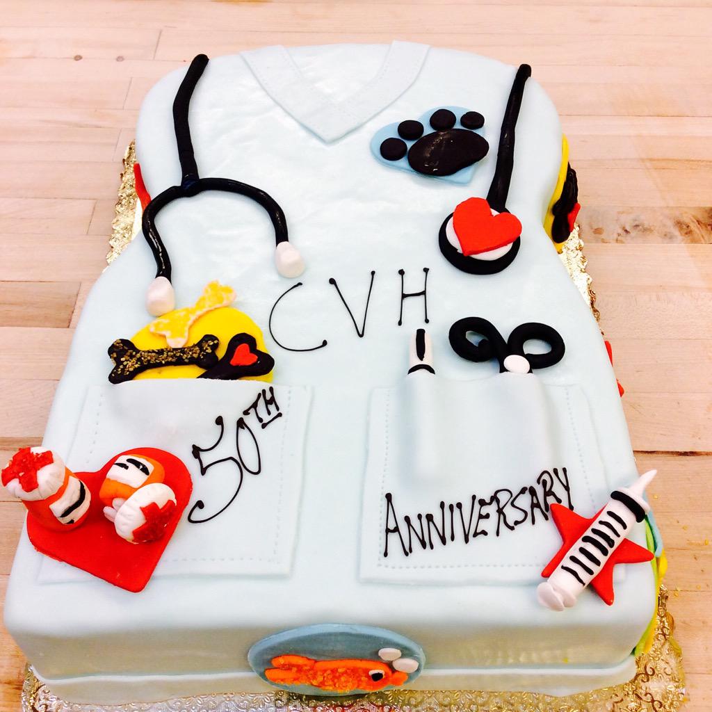 50th anniversary for a local vet , Jesus and kayrie make a good team