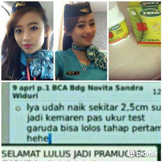 OutletHerbalcom's tweet photo. Wow! Lulus test pramugari berkat konsumsi produk kami. Mau? Hub kami! PIN BBM: 7C0F4F95 WA 085703148181 #TRUSTED https://t.co/2hGno4tiiy