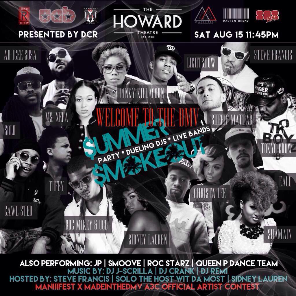 JUIC_esq's tweet photo. The Hype is real 🙌 the Ballers, Models, Trappers &amp; Hippies will be @HowardTheatre tonight! #PullUp it will Be #Lit🔥 http://t.co/ipqp9q8bmz