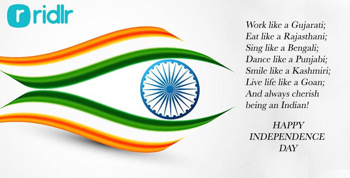 May this Independence Day Fills your life happiness &amp; prosperity Happy Independence Day