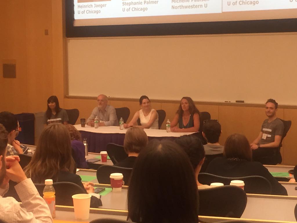 HBStinn's tweet photo. Panel one: Communicating with non-scientist audiences. #ComSciConChi2015 @ComSciCon #UChicago #Northwestern http://t.co/QhBEdEEv1X