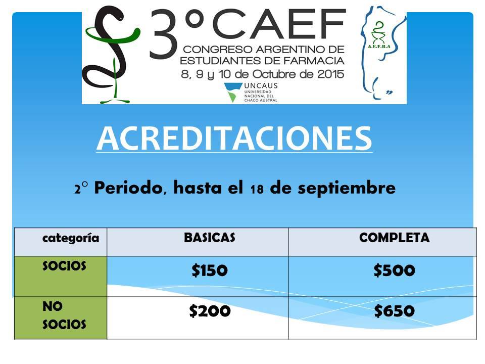 AEFRAoficial's tweet photo. El 2° Período de Inscripción al III CAEF ya esta en marcha! No te quedes afuera! http://t.co/wEJtq0hSau