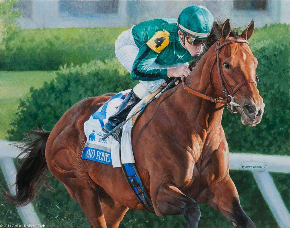 ABrushWithGreat's tweet image. #ABrushWithGreatness features 2009 #ArlingtonMillion winner #GioPonti.Order the book today: abrushwithgreatness.us.