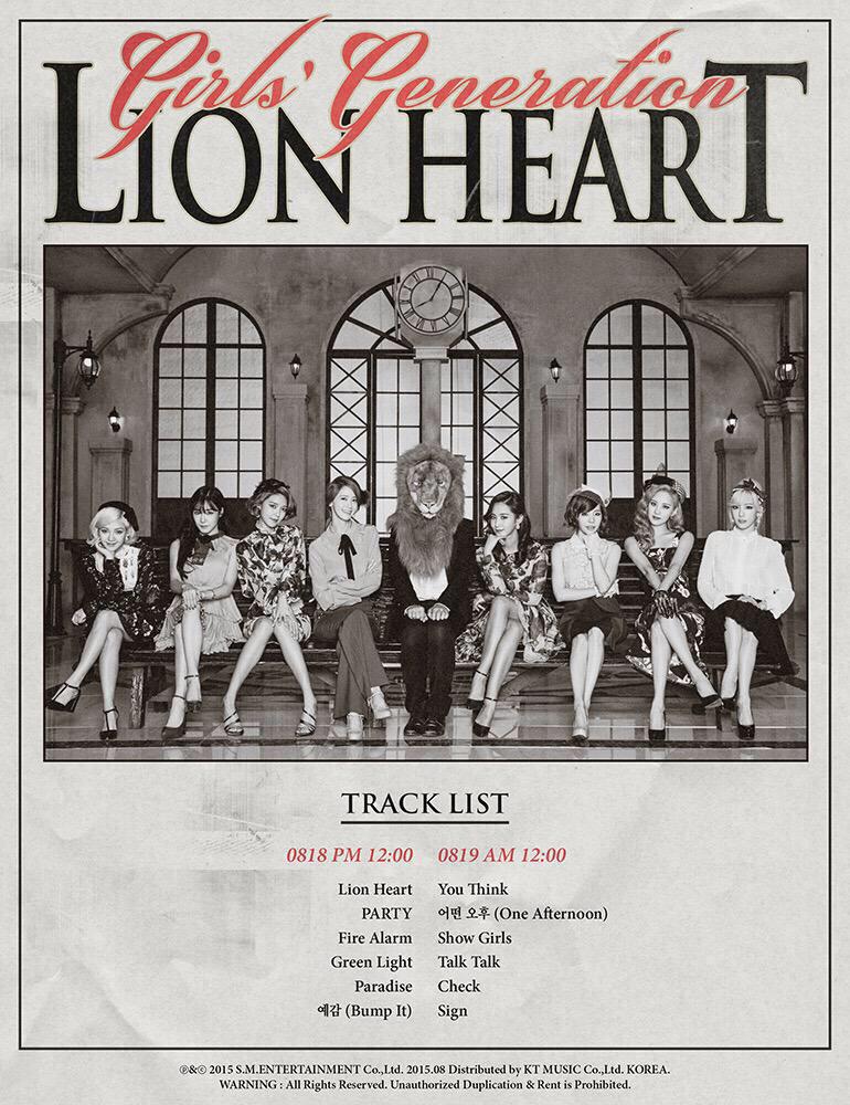 amimori_sh's tweet photo. Lion Heart - 2015.08.18 PM12:00
You Think  - 2015.08.19 AM12:00 http://t.co/Eb8YC24WkN