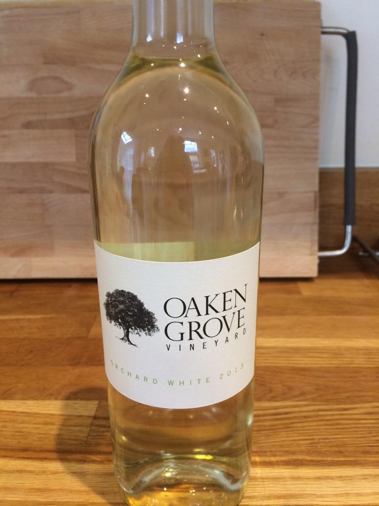 Wow! Found a name sake when looking for English wines to buy today: <a href="/oakengrove/">Oaken Grove Vineyard</a>. And local to boot! #eatlocal