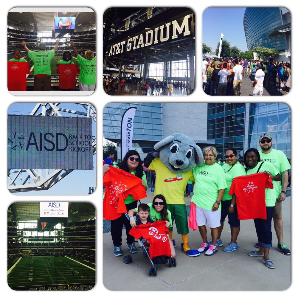 Yes4Target's tweet image. Volunteering for AISD Back to School Kickoff! #1536#BestTeamEver#G391 @Robyn4Target @FisherKendra @JasonAP1536