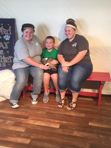 The Puppy Max Steel and his new Owner!