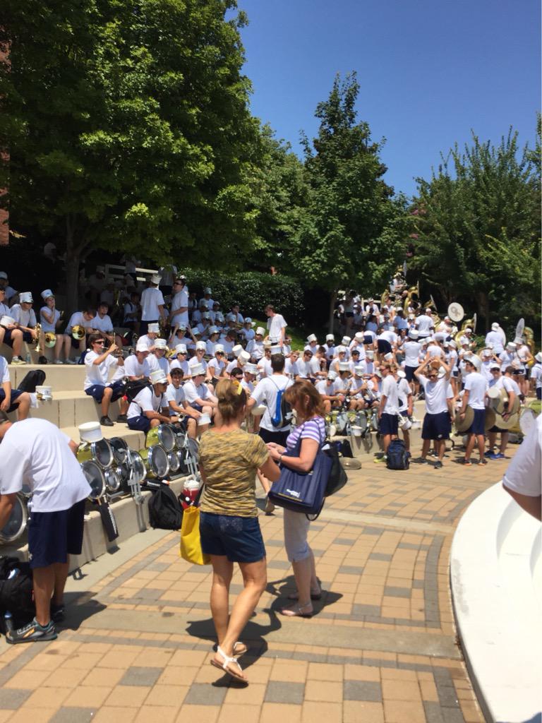 GTmarchingband's tweet photo. #FakeGAMEDAY is about to begin. http://t.co/WCrEagm20G
