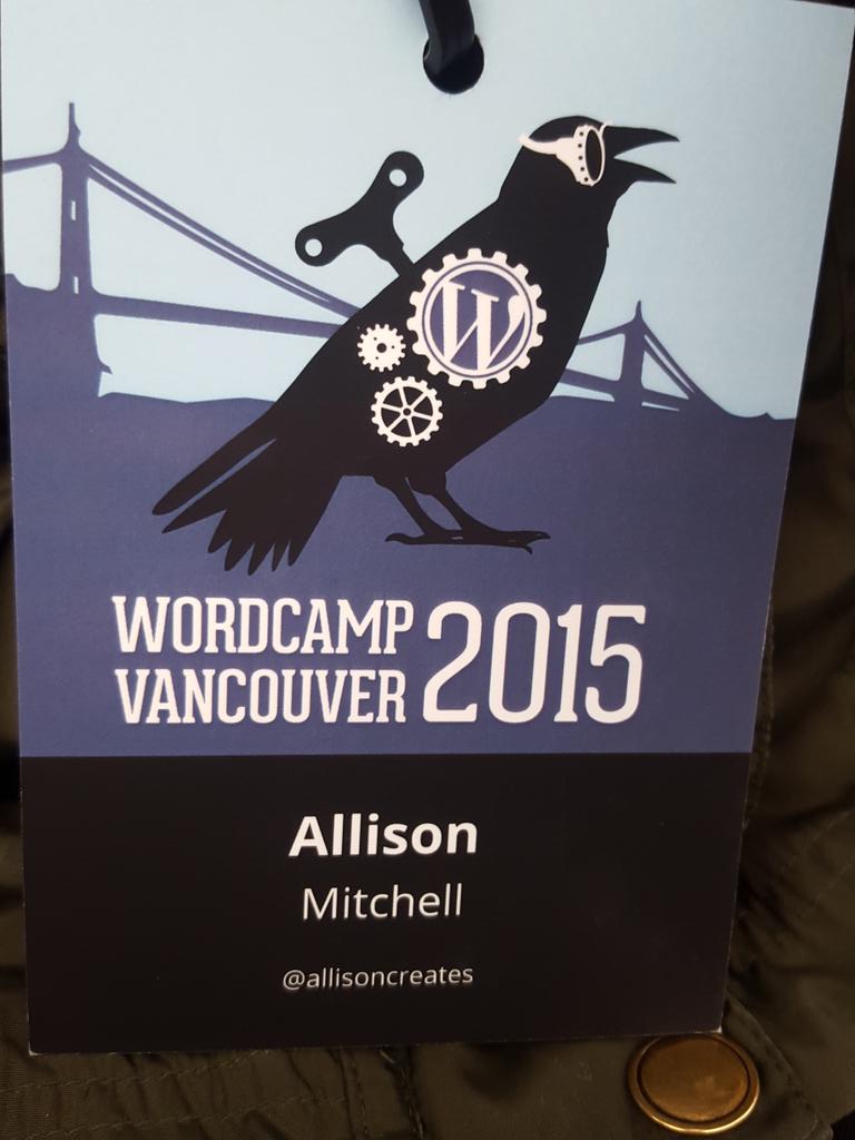 allisoncreates's tweet image. At #wcyvr, come find me!