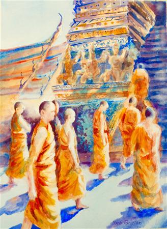 CitDiplomacy's tweet photo. Beautiful painting of a touching Thailand trip @gcnetwork http://t.co/PdnwliP57n http://t.co/XJ2p9lFIbS