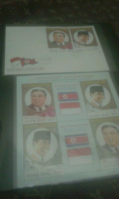 FilateliJogja's tweet photo. Join Issue North Korea - Indonesia http://t.co/MVxwSeS7jv