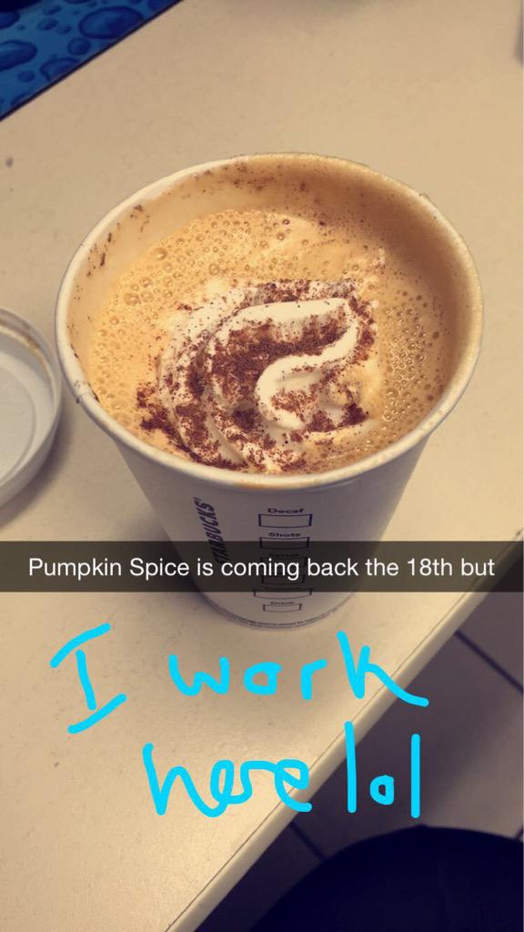 Taste like Fall! Just glad it doesn't feel like fall yet! 😋