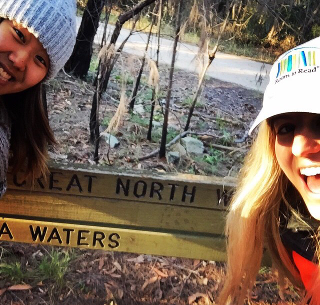 SpringTrek's tweet image. Our volunteers Ina and Sid getting ready to marshal the crew to safety #springtrek