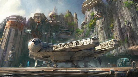 gameinformer's tweet image. Disney Unveils Plans And Concept Art For Star Wars Theme Park bit.ly/1JjJEM5