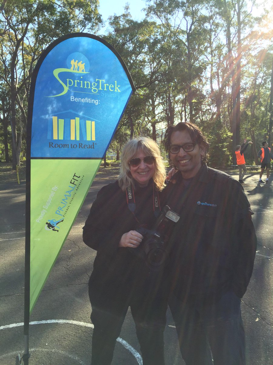 SpringTrek's tweet image. Our wonderful volunteer photographers Shane &amp;amp; Sharon from @theapertureclub supporting @RoomtoRead_Oz #springtrek