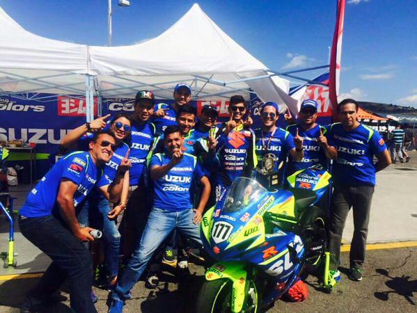 Maxi Scheib <a href="/maxischeib/">Maxi Scheib</a> (Chile) obtiene la Pole en Mexico <a href="/RacingBikemx/">Racing Bike México</a> con <a href="/racingcolors/">Racing Colors</a> <a href="/MotorradRacing/">Motorrad Racing Team</a> #Suzuki