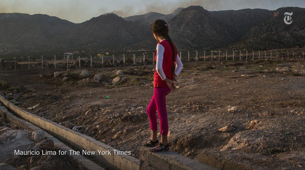 nytimes's tweet photo. "He said that by raping me, he is drawing closer to God" — a 12-year-old who escaped ISIS http://t.co/73ZnGgyrIX http://t.co/aleV7lPQYh