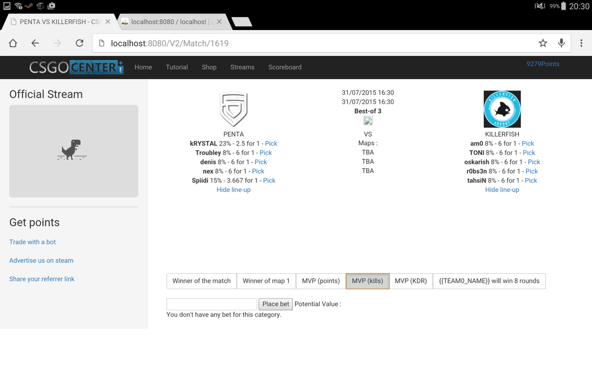 CSGOCenter's tweet image. Some screenshots from the new V2, still work in progress :)