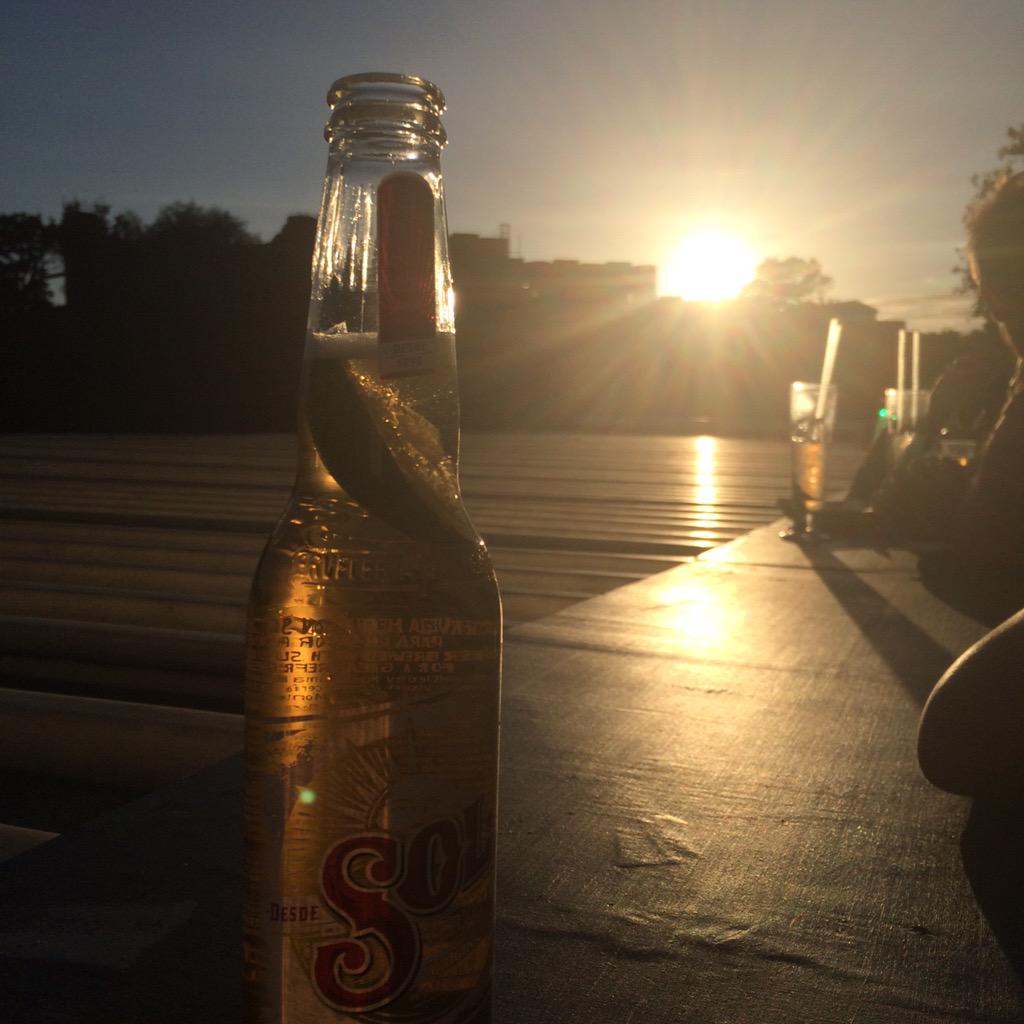 Enjoying the London evening sun <a href="/SolBeer/">Sol Beer UK</a>