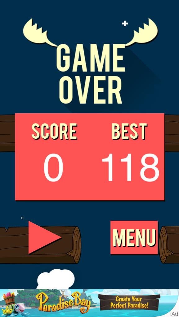 FallingMooseApp's tweet image. New high score set by @JaackHurley #MooseLegend