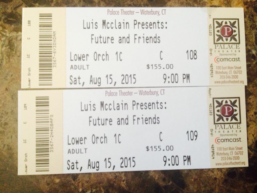 Raaking_'s tweet photo. Somebody take these off my hands. Future x Fab tonight Waterbury. SOLD OUT. best seats available http://t.co/otpauqn86J
