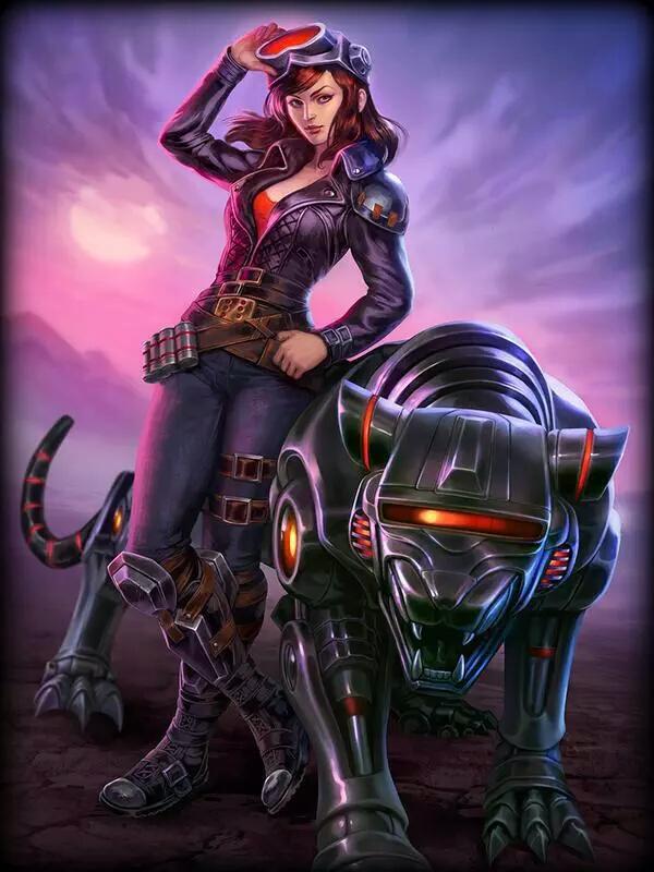 SmiteGaming_ESP's tweet photo. ¡RT &amp; Follow para participar en el sorteo de un código de Awilix Renegade! http://t.co/w2pX0iG58L