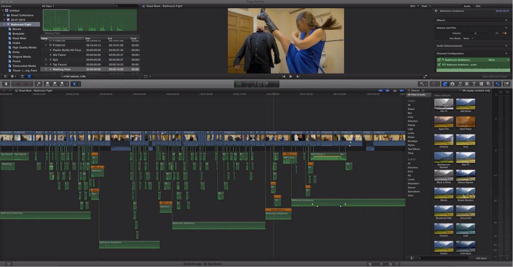 Laying down FX for #DeadMeet fight scene.That is a lot of kicks right there... @FrancescaLWhite @Deancrazylegs