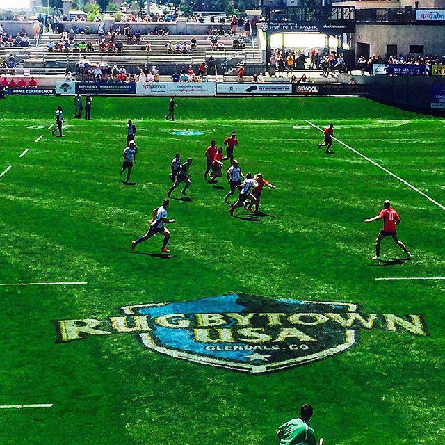 #rugbytownusa #sevens <a href="/infinitypark/">Infinity Park</a>! Come check out the action all weekend! #👐