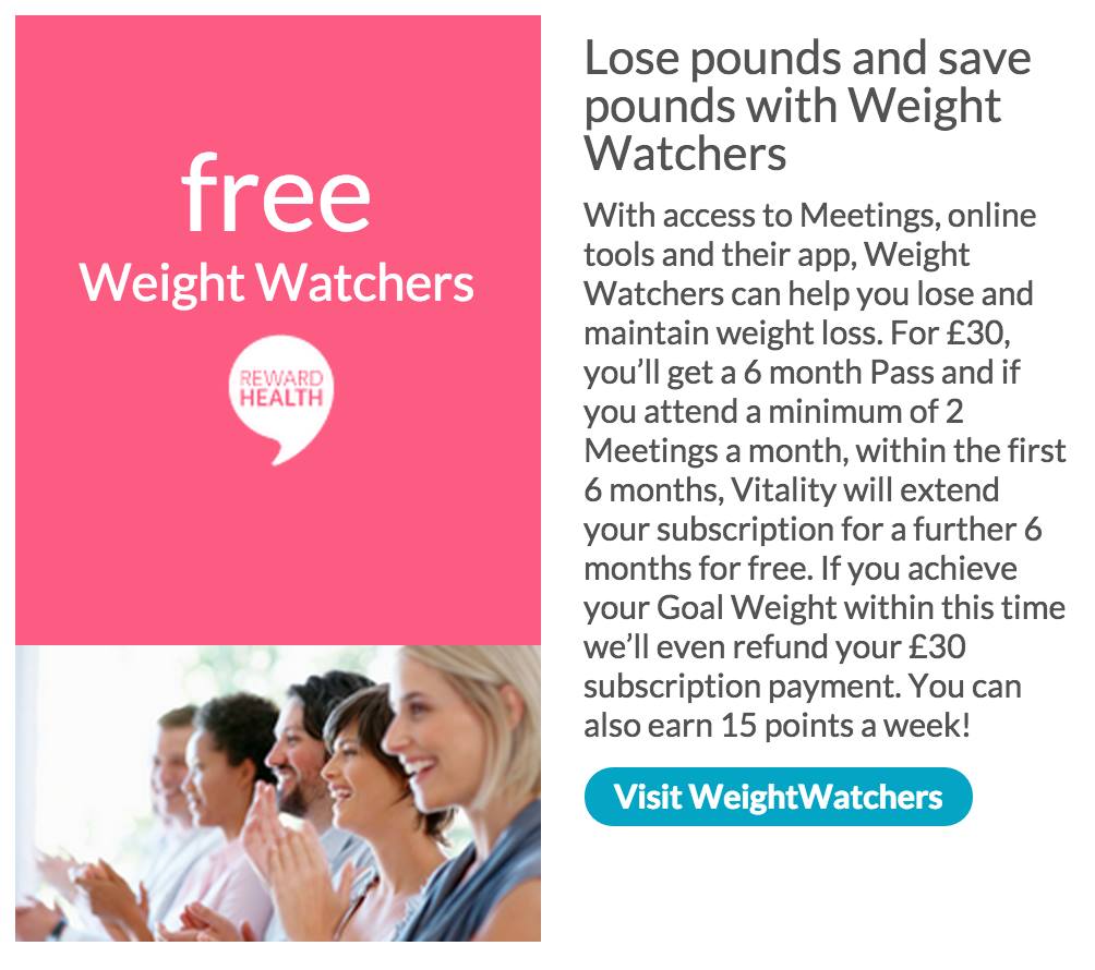 jplus_db's tweet image. Go to Weight Watchers*?
#RewardHealth 5* Cover with fantastic rewards!
* T&amp;amp;Cs Apply see buff.ly/1LbNEvG