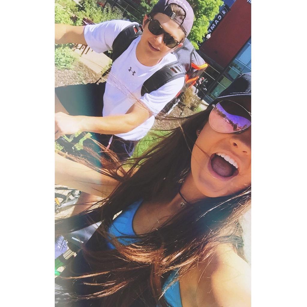 BrookeHyland1's tweet photo. Filmed my Q&amp;A video all throughout the city and it is up on my YouTube channel now, link is in my bio 😊 http://t.co/pGE4dcIYkr
