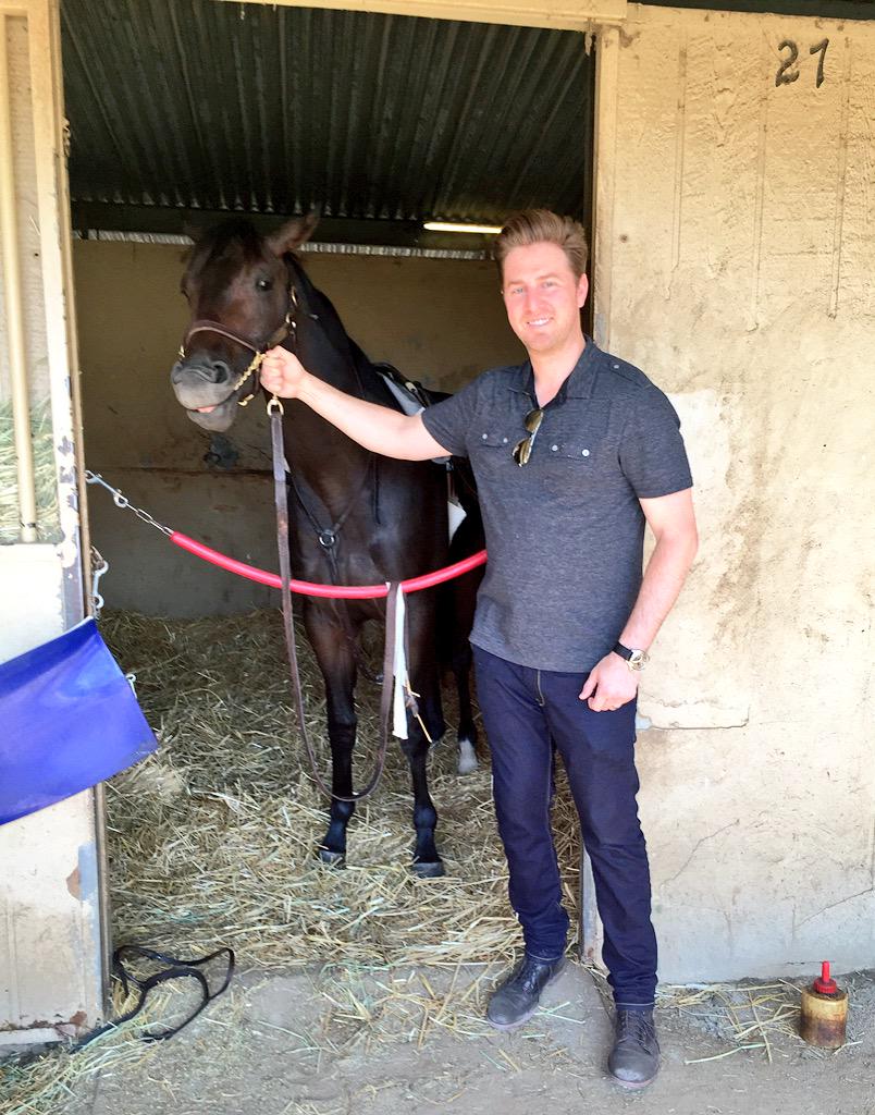 briantrump's tweet photo. Quick stop at San Luis Rey to check on the progress of my 2 Year Old Boy #TrumpDiesel before heading to @DelMarRacing http://t.co/y8Dk8gPTIZ