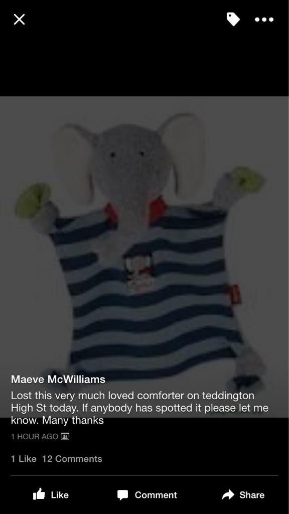 EmilyBramer's tweet photo. @Teddington_Town- posting for a friend- anyone seen this on the high street today? http://t.co/6BuvH7To8Y