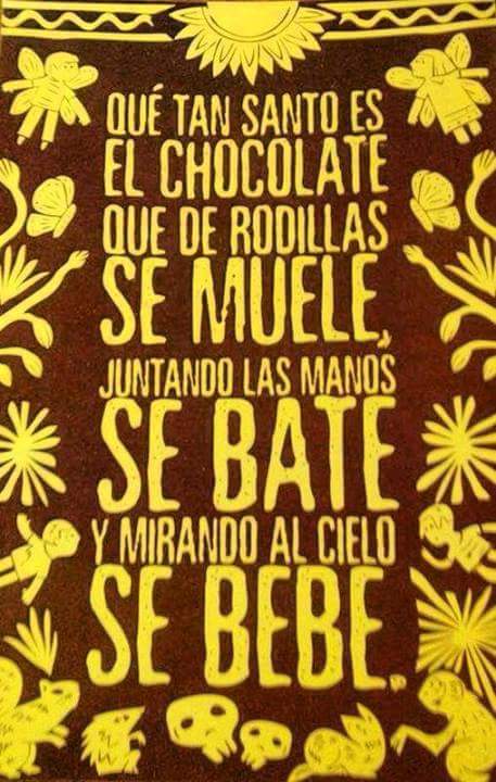 ttlunchbox's tweet photo. "How holy is #chocolate if you grind it on your knees, stir it with folded hands and drink it looking at the sky" http://t.co/gMKQEP3j3T
