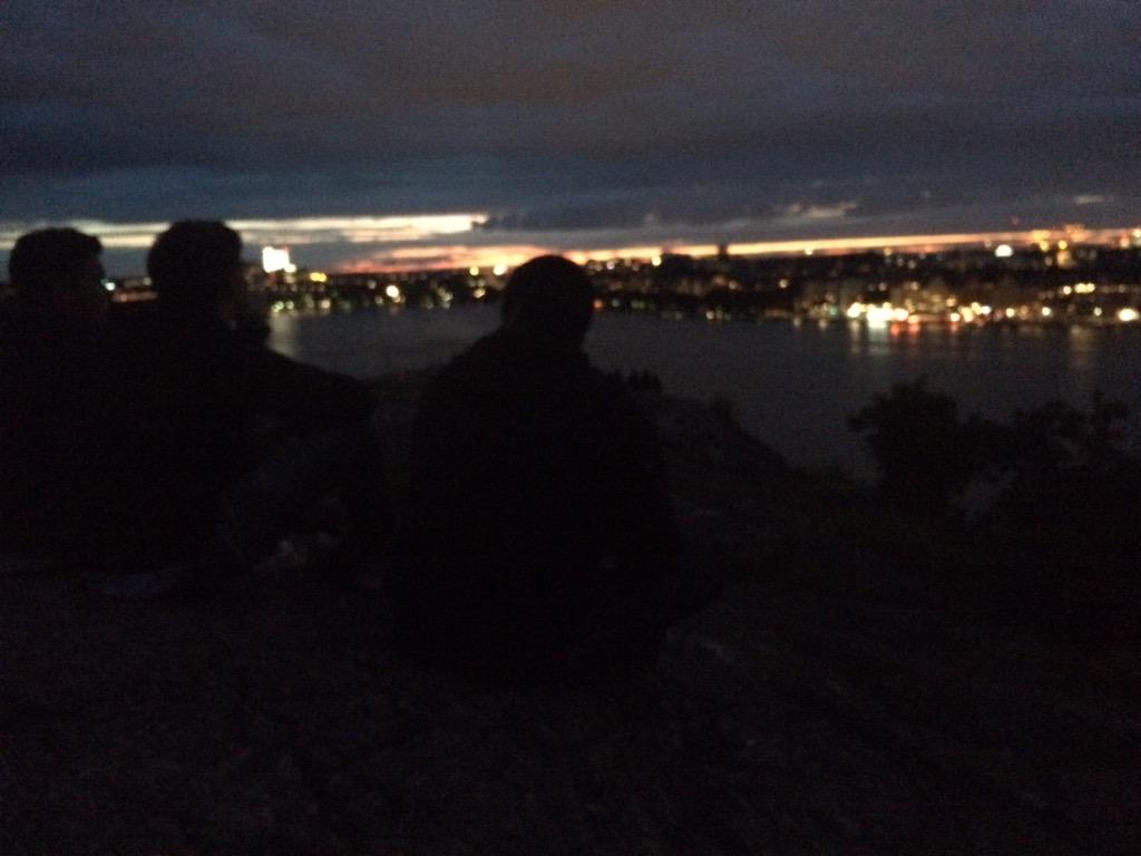 picsofsweden's tweet image. Summer night with friends.