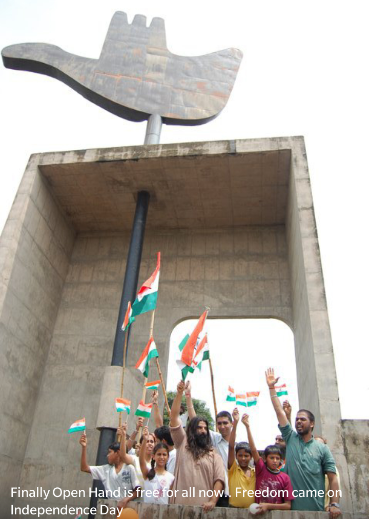 AlwaysIndian01's tweet image. #OpenHand open for all. #AugustKranti #JaiHey