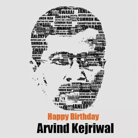                                       Happy Birthday Arvind Kejriwal 