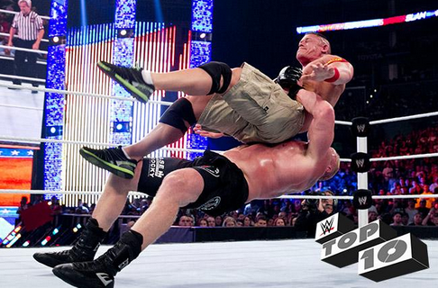 WWE's tweet photo. Because 10 isn't enough, take a look at 20 GREATEST @SummerSlam moments! #WWETop10 http://t.co/or3LFYZCkj http://t.co/WZu0V9G9al
