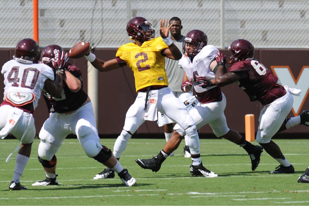 Adio10's tweet image. 👍🏽 RT @VT_Football: Who else had fun today? 

#VTCampLife