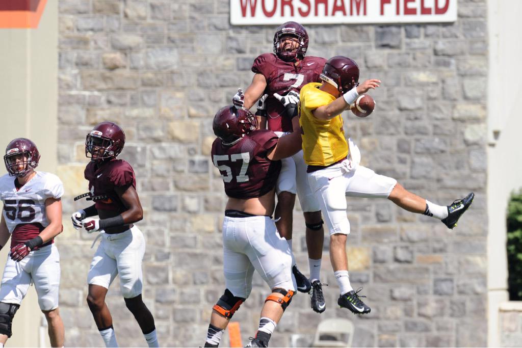 Adio10's tweet image. 👍🏽 RT @VT_Football: Who else had fun today? 

#VTCampLife