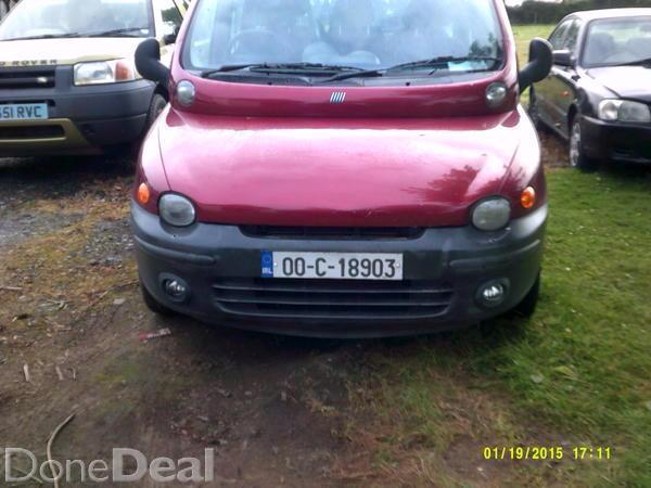 6 seater #Fiat Multipla for just €350 on @DoneDeal #PeopleCarrier #Bargain  cars.donedeal.ie/view/10158647