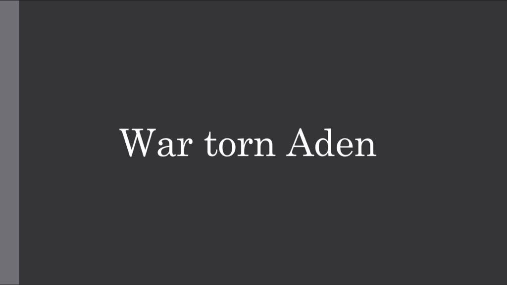 WithAden's tweet photo. http://t.co/IK5rOw1JUn War torn #aden #Yemen video #adenbleeding #WithAden http://t.co/peR2kxwtib
