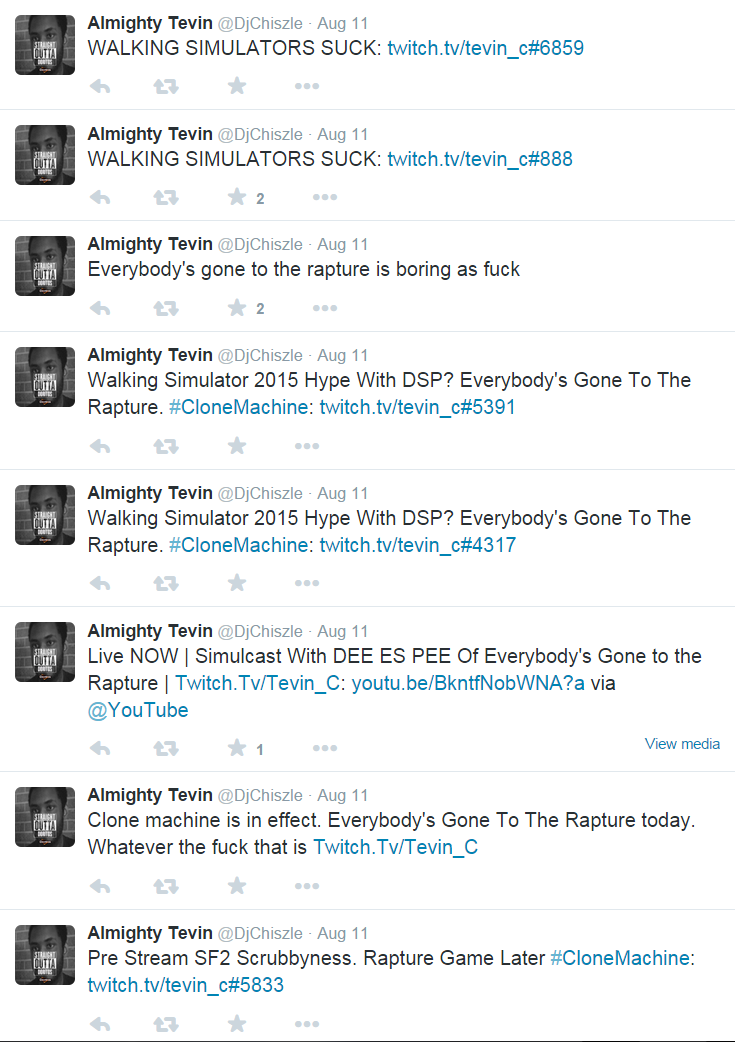 ebeggin_c's tweet photo. Just a few examples of his spamming his khanent. http://t.co/W3Vkzr0G8K