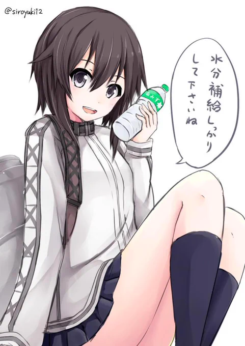 速吸「しつこいですけど水分補給は大切ですよ!最後まで油断しないでがんばりましょー!」 