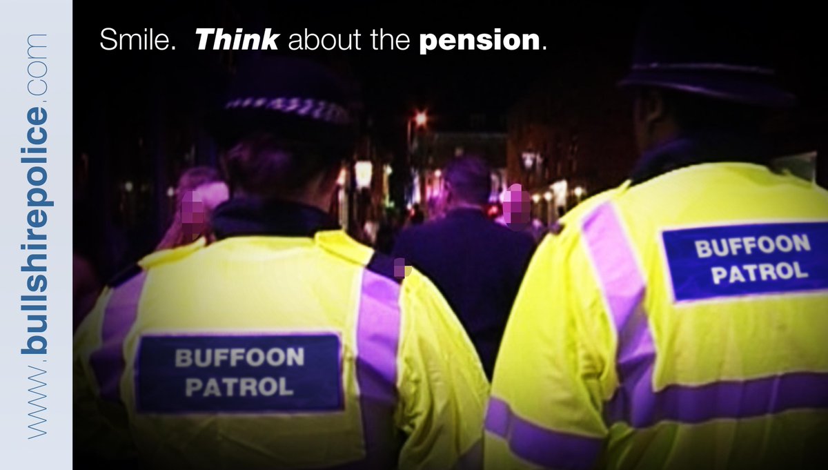 BullshirePolice's tweet photo. Allow Bullshire Police to motivate those on #BuffoonPatrol this evening. Stay safe. Please. http://t.co/aO3rMxJidC