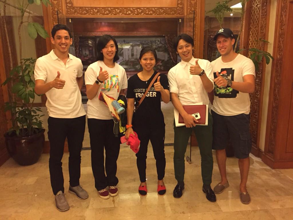 Yuhan_Tan's tweet photo. Athletes commission with @GreysPolii, @koen_ridder, Tang and Ikeda. @hkvittinghus and @pedroAyang are missing. http://t.co/Sbu6dBmGQM