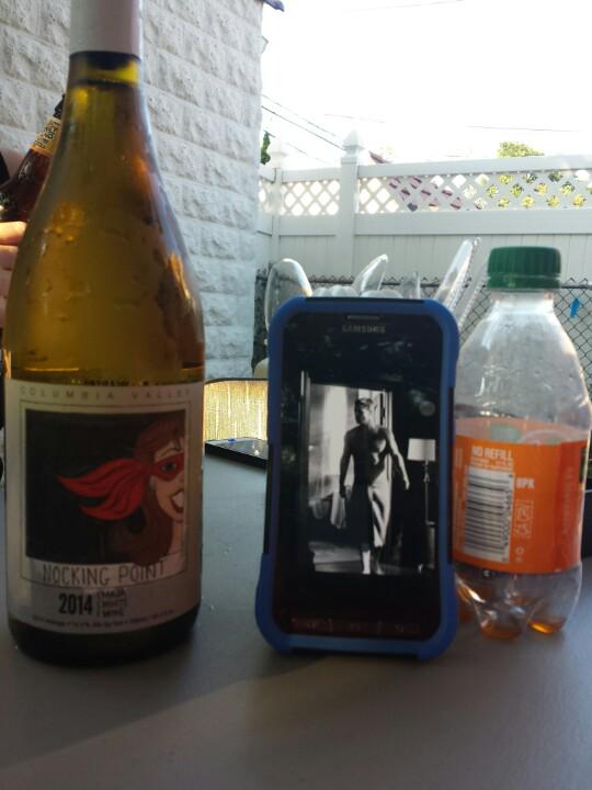 lafemmeluna's tweet photo. Worshipping at @amellywood's altar as we try #KnockingPoint wine, lol. @psaci @roesolo @julz91 @bronxgrrl http://t.co/vNX5mDlckC