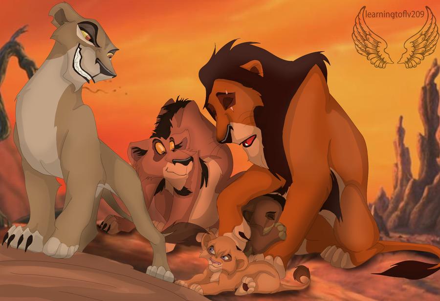 With @damgedqxeen <a href="/eyeofthelion_/">Vitani.</a> <a href="/thedevotedone/">Nuka.</a> <a href="/darkpince__/">Kovu.</a>