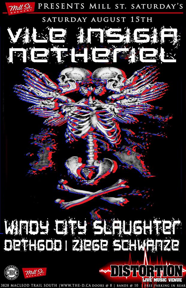 distortionyyc's tweet photo. Tonight! #Metal at #DistortionYYC! #VileInsignia #Netheriel #Dethgod @WCSlaughter #ZiegeSchwanze #yycmetal #yycmusic http://t.co/YeZrE3zf1V