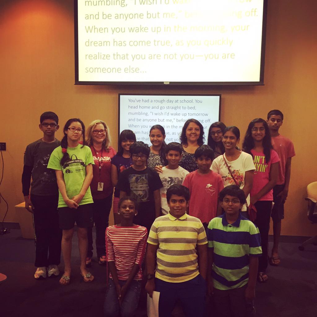 imthelibrarian's tweet photo. Great group of future authors at #valleyranchlibrary @irvinglibrary with @varshabajaj ! http://t.co/KtpZkTM7QD