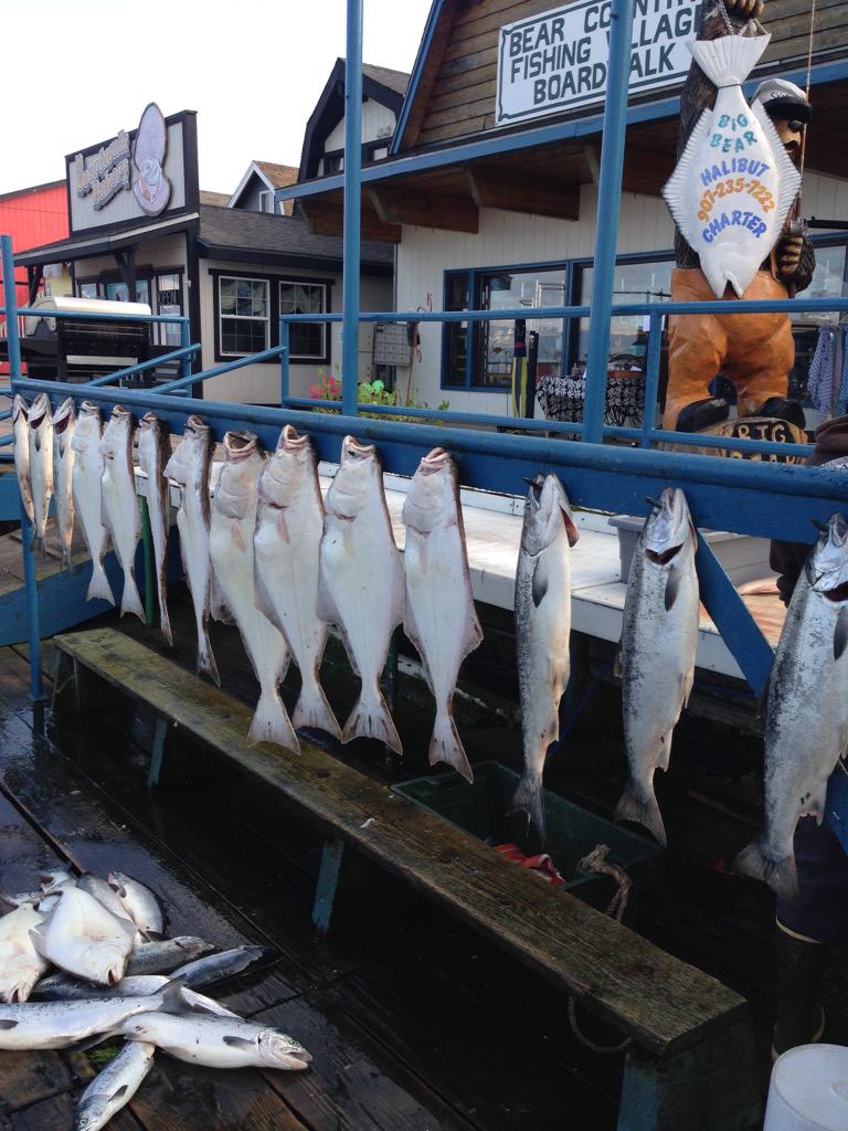 Son fishing in Alaska. #jealousdad